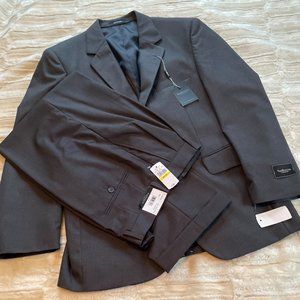 Van Heusen Dark Charcoal Gray Two-Piece Suit